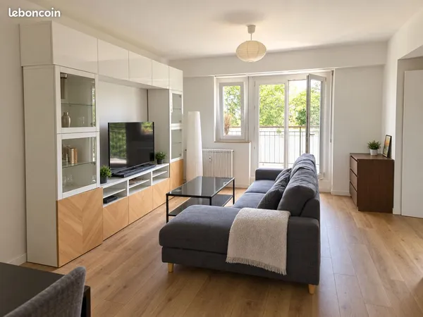 Appartement 3 pièces 77 m² avec balcon, garage et cave - Strasbourg Neuhof