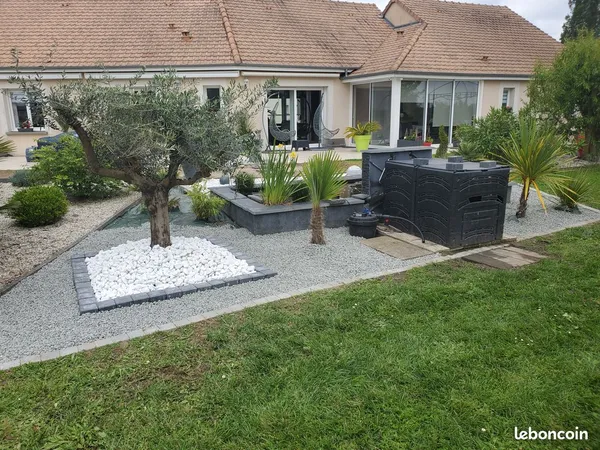 Maison d'habitation contemporaine familiale 145 m2 climatisée