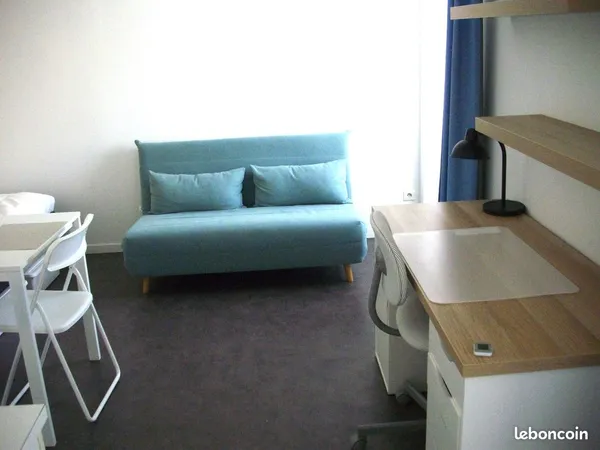 Studio 25 m² meublé, climatisé