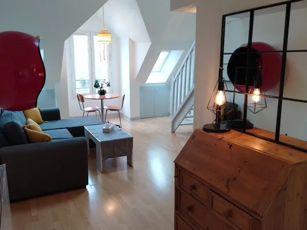 Rare duplex meublé refait à neuf