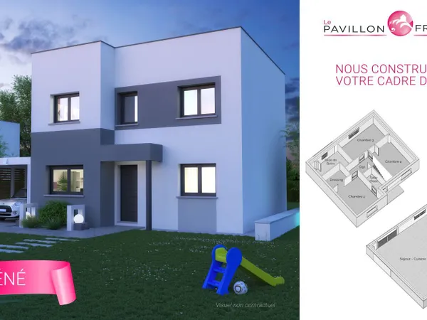 Terrain + maison 105 m²