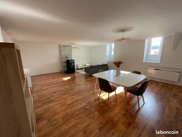 Location meublée - Appartement T3 Duplex à Roanne, secteur Gambetta