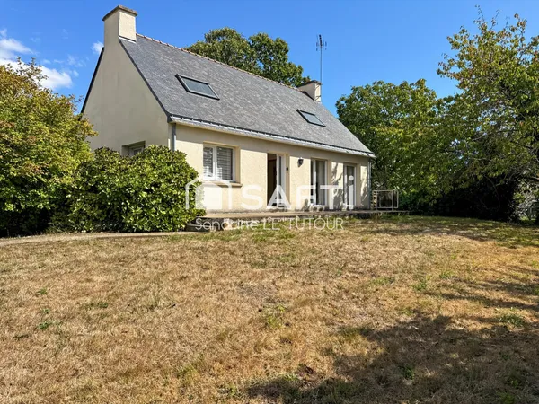 Maison 3 pièces avec grenier aménageable et grand terrain