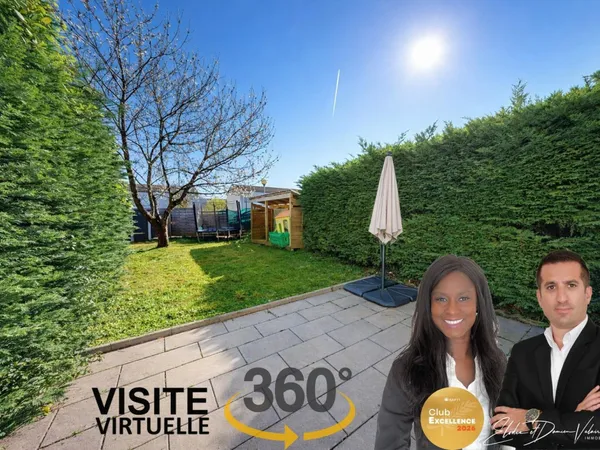 Maison mitoyenne T4 - 92 m² - Jardin, garage et terrasse