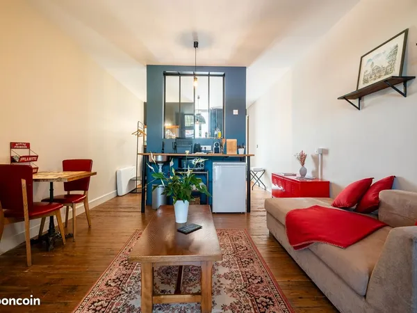 Studio meublé avec terrasse & jardin - Rare à Limoges - Parking - Sans frais d'agence