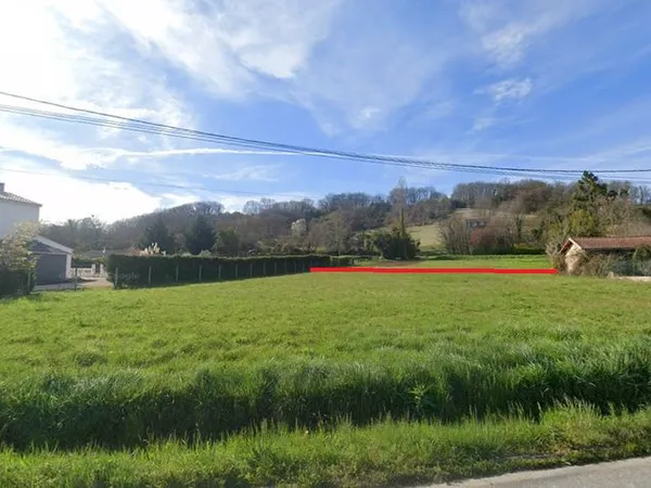 Terrain constructible à viabiliser de 1516m² à Marignac-Lasclares