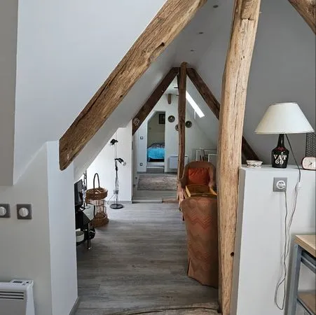 Appartement neuf lumineux mansardé et meublé, 60 m² au sol