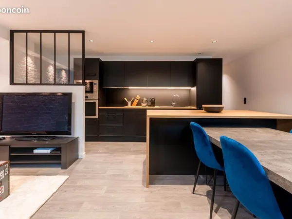 Duplex de 5 chambres en dernier étage en centre ville de Rouen