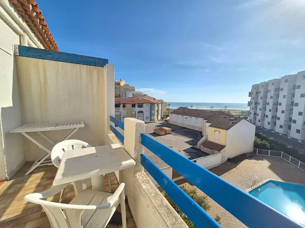 Appartement Le Barcarès T1 - vue mer 21 m2