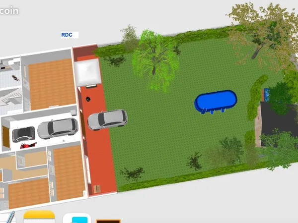 Maison et local Pro 10P 5 CH 237m2 centre-ville