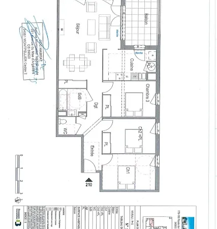 Appartement 4 pièces 90 m²