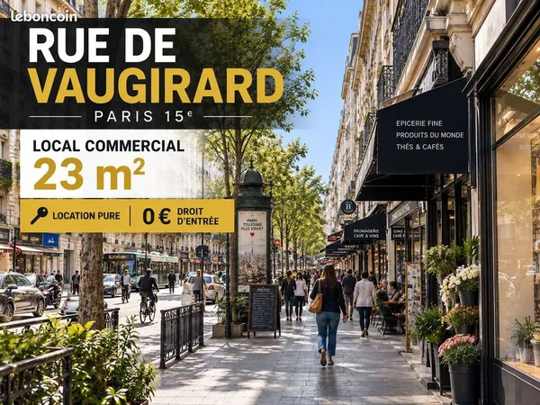 Local 19 m² PARIS 15