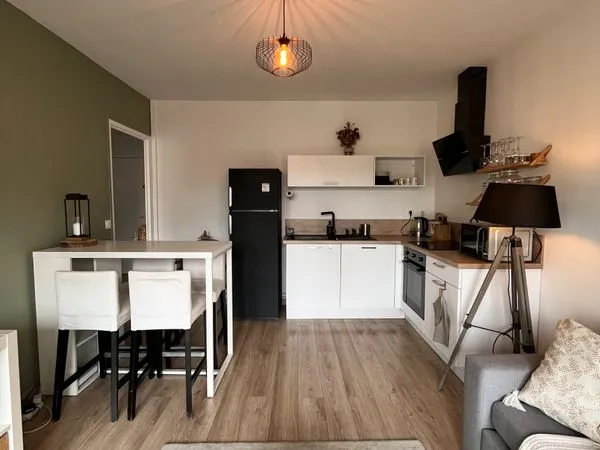 T2 meublé 39 m² avec terrasse de 15 m²