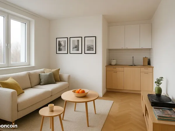 Studio 1 pièce 18 m²