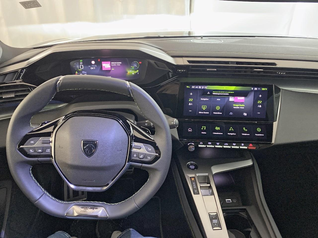 Peugeot 408 hybrid 145 e-dcs6 gt — photo 15