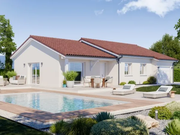 Terrain + maison 80 m²