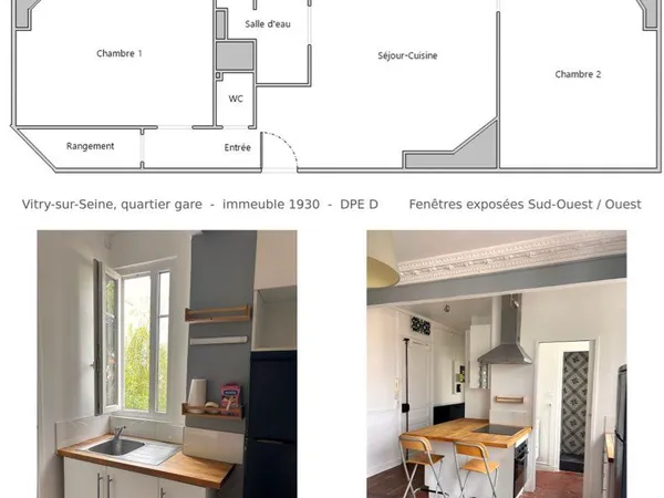 Appartement Vitry-sur-Seine proche RER
