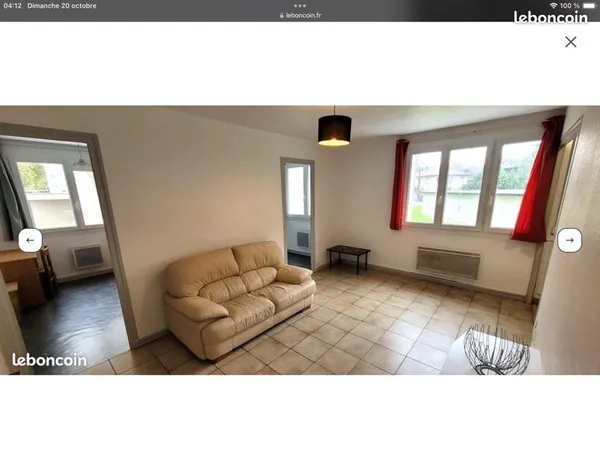 Appartement meublé, T4, rue Garibaldi, Saint-Martin-d'Hères