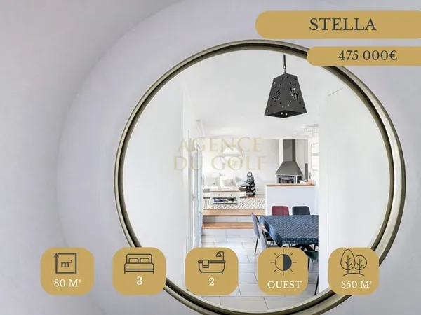 SECTEUR PLAGE DE STELLA NOUVELLE EXCLUSIVITE ! VILLA 4 PIEC