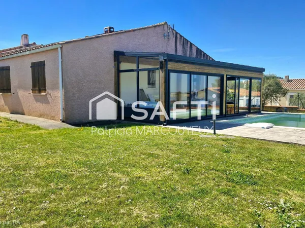 98m² en plain pied économe, 3 chambres, 1 bureau,