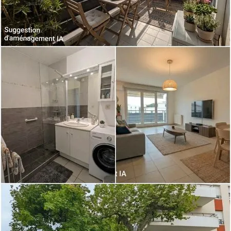 DÉCINES CENTRE - T3 de 67m² - Vue Parc privé