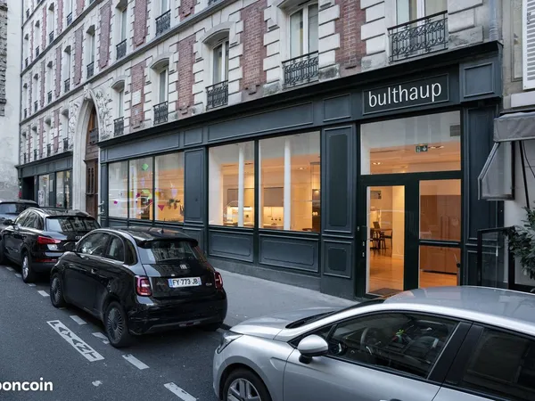 Espace de travail et réception clients dans showroom haut de gamme - Paris 6e