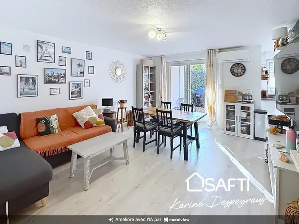 Coup de coeur - T2 BIS en Rez-de-jardin. Garage, piscine et terrain de tennis