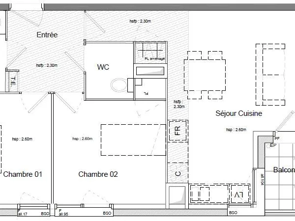 Très beau 3 pièces avec Garage Double et Balcon - Immeuble récent