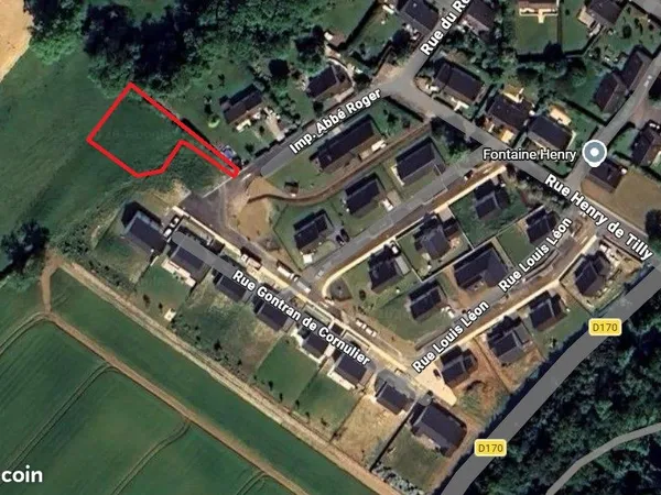 🏡 Terrain constructible viabilisé de 688 m² - Fontaine-Henry