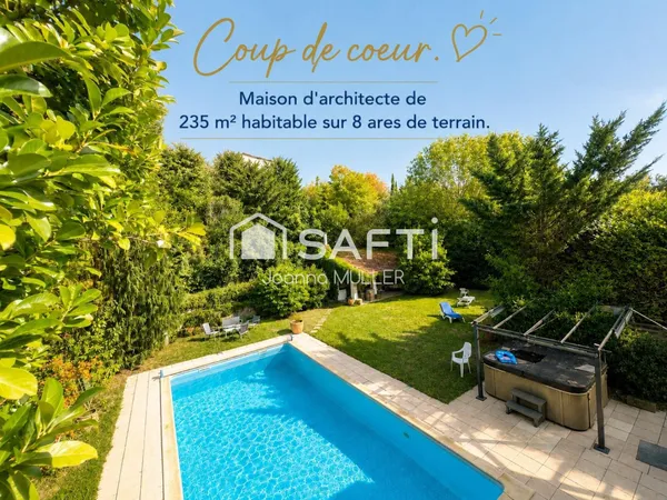 Villa d'architecte de 235 m² sur 8 ares, dans les hauteurs de BRUNSTATT