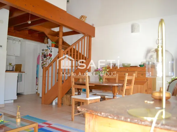 Duplex mumineux 49 m2 vue dégagée dernier étage
