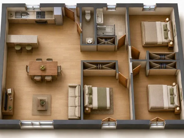 Maison 4 pièces 70 m²