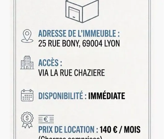Garage / Box à louer - Lyon 4 (Croix-Rousse) - 140 /mois