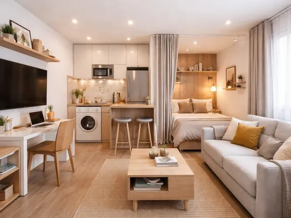 -GRAND STUDIO LUMINEUX A 5MINS DE LA GARE