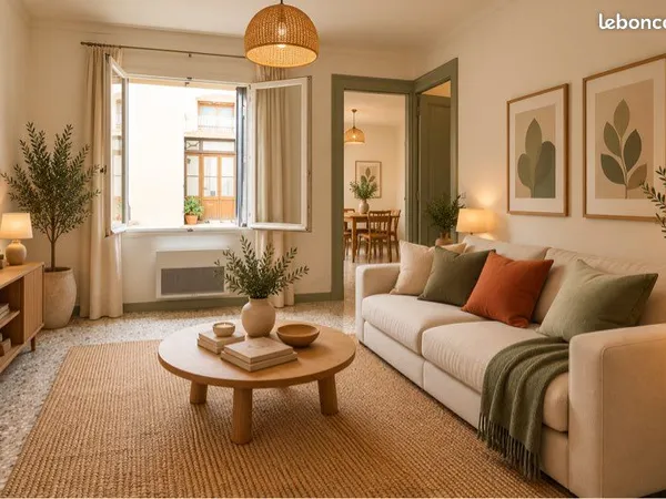 T2 meublé rénové 45 m² en RDC - Aniane - Dispo déc