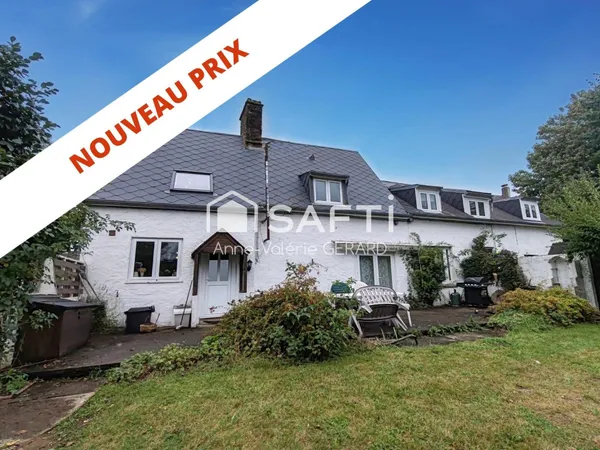 Maison de campagne avec gîte- 5chbs 4070m² jardin