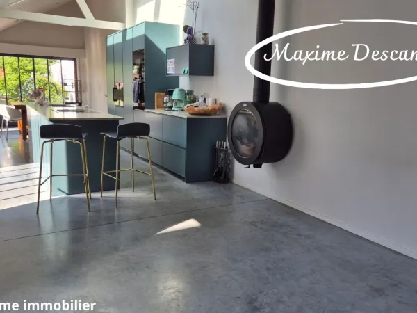 Maison de caractère 193m2 hab avec garage sur parcelle de 1700m2