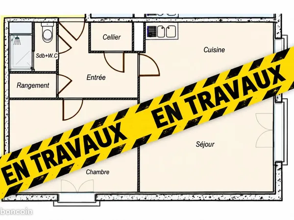 APPARTEMENT 50 m² ENTIÈREMENT REFAIT À NEUF - REZ-DE-CHAUSSÉE - SENLIS