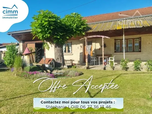À VENDRE EN EXCLUSIVITE– MAISON INDIVIDUELLE DE PLAIN-PIED À FROGES (38190)