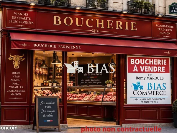 Boucherie 50 m² Paris