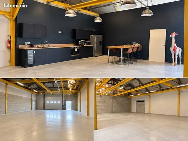 Entrepôt 450 m2 proche centre et rocade