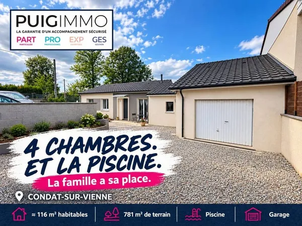 Maison 5 pièces 116 m²