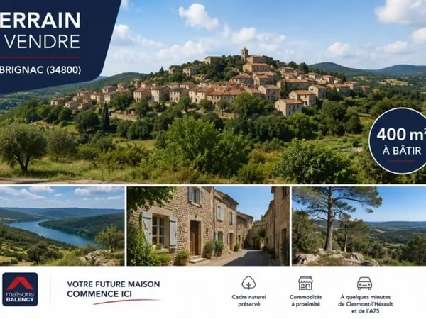 Terrain 400 m²