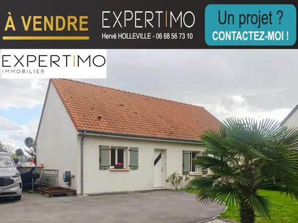 Vends pavillon - 107 m² - 6 pièces, 4 chambres - Favières 80120