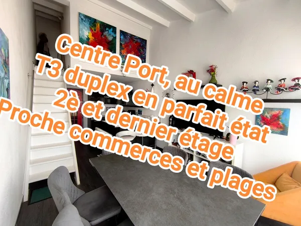 T3 en duplex en très bon état, au calme