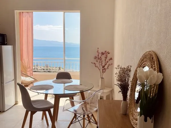 Studio Ajaccio neuf sanguinaires vue mer