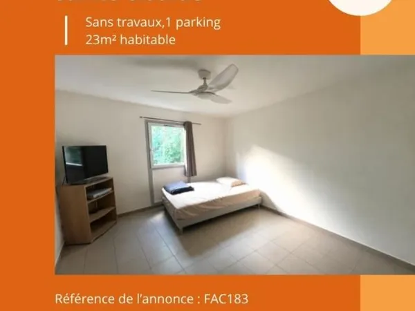 Appartement 1 pièce 23 m²