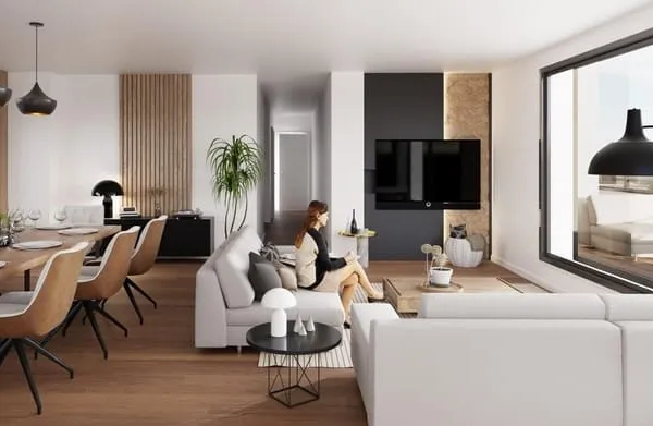 Maison sur le toit avec terrasse pour votre famille
