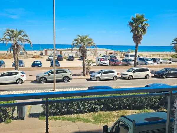 Vends appartement studio cabine à canet plage vue mer