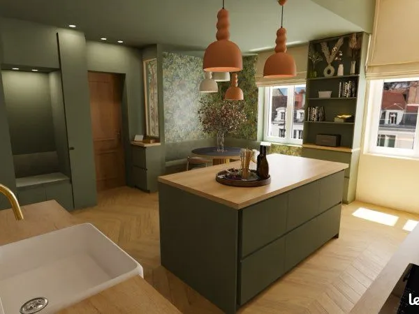 LONS-LE-SAUNIER - 12 PLACE BICHAT Appartement 3 pièces - 56 m² - 2 chambres - Entièrement rénové à n
